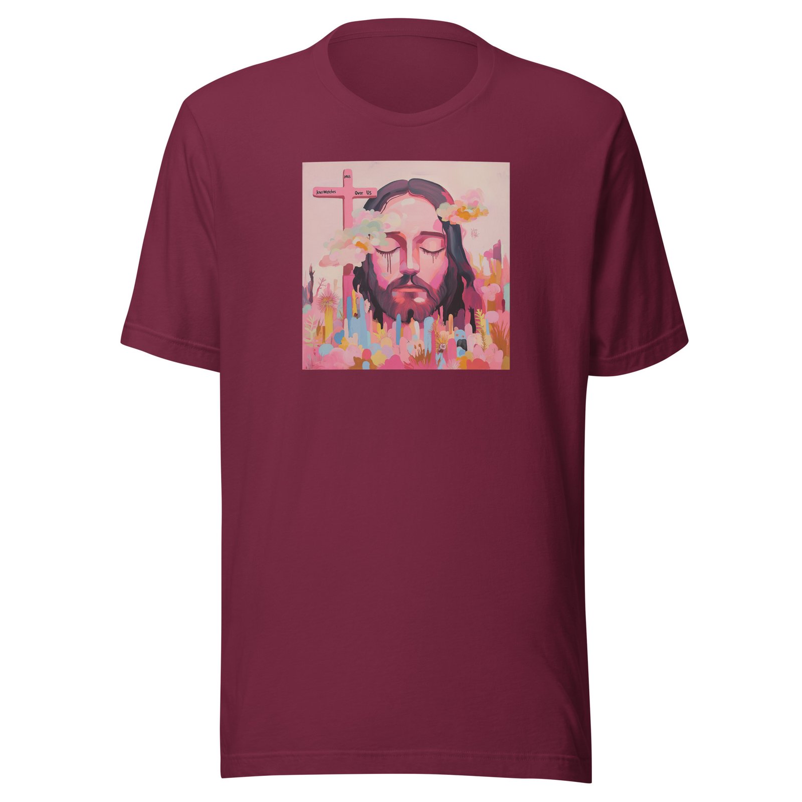 'Jesus Watch Over Us' Unisex T-Shirt
