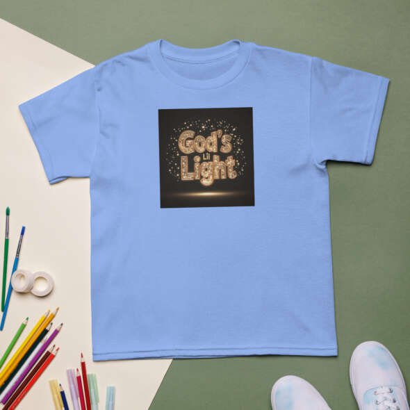 'God's Lil Light' Youth T-Shirt - Image 4