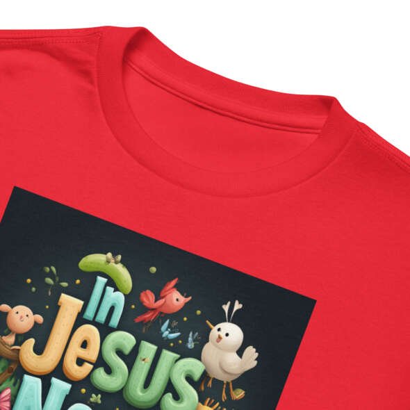 'In Jesus Name' Youth T-Shirt - Image 3