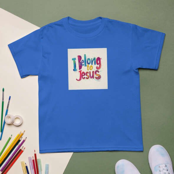 'I Belong to Jesus' Youth T-Shirt - Image 4